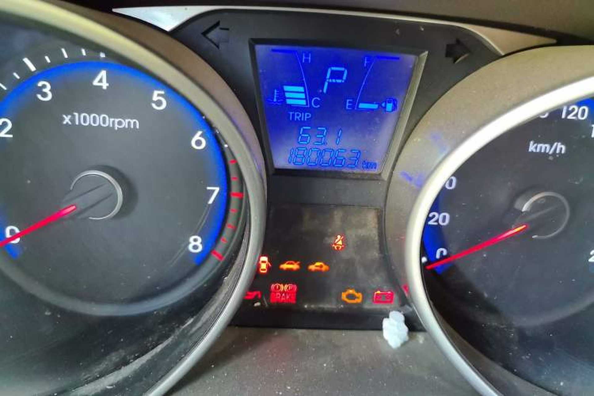 Used Hyundai ix35 2010 2.0L Automatic Two-Wheel Drive Elite Edition GLS Odometer Close Up