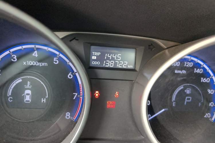 Used Hyundai ix35 2010 2.4L Automatic 4x4 GLS Navigation Edition Odometer Close Up