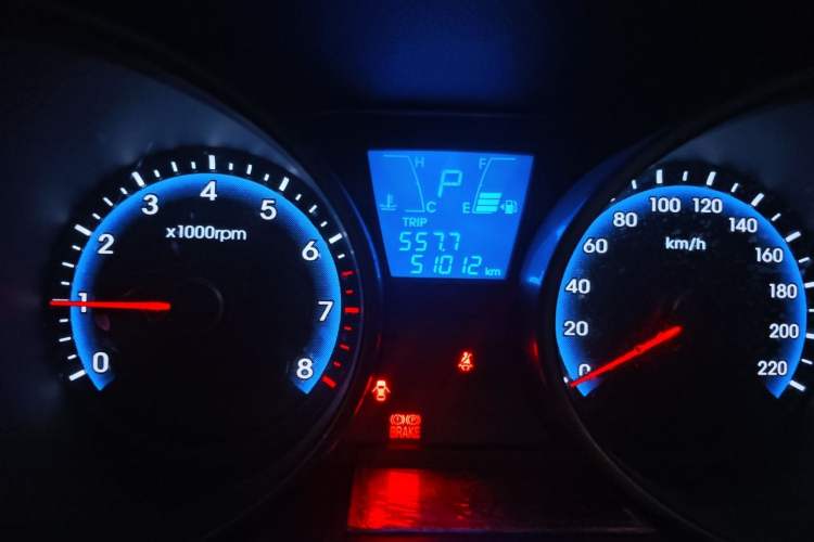 Used Hyundai ix35 2010 2.0L Automatic Two-Wheel Drive Elite Edition GLS Odometer Close Up