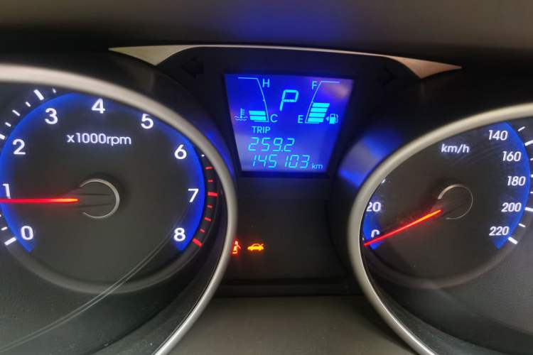 Used Hyundai ix35 2010 2.0L Automatic Two-Wheel Drive Elite Edition GLS Odometer Close Up