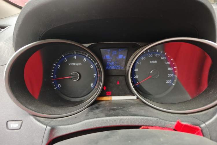 Used Hyundai ix35 2010 2.0L Automatic Two-Wheel Drive Elite Edition GLS Odometer Close Up