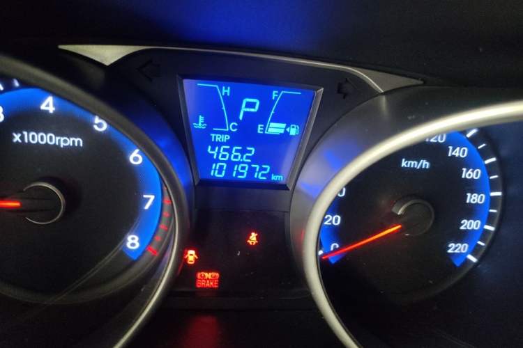 Used Hyundai ix35 2010 2.0L Automatic Two-Wheel Drive Elite Edition GLS Odometer Close Up