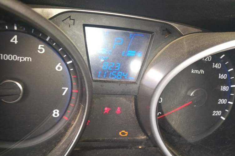 Used Hyundai ix35 2010 2.0L Automatic Two-Wheel Drive Elite Edition GLS Odometer Close Up