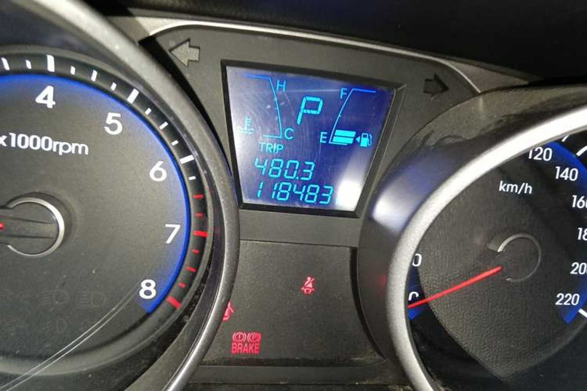 Used Hyundai ix35 2010 2.0L Automatic Two-Wheel Drive Elite Edition GLS Odometer Close Up