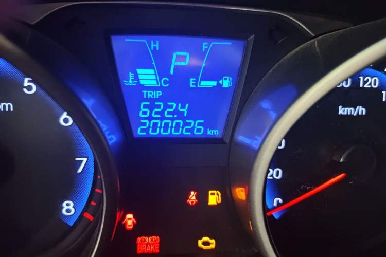 Used Hyundai ix35 2010 2.0L Automatic Two-Wheel Drive Elite Edition GLS Odometer Close Up
