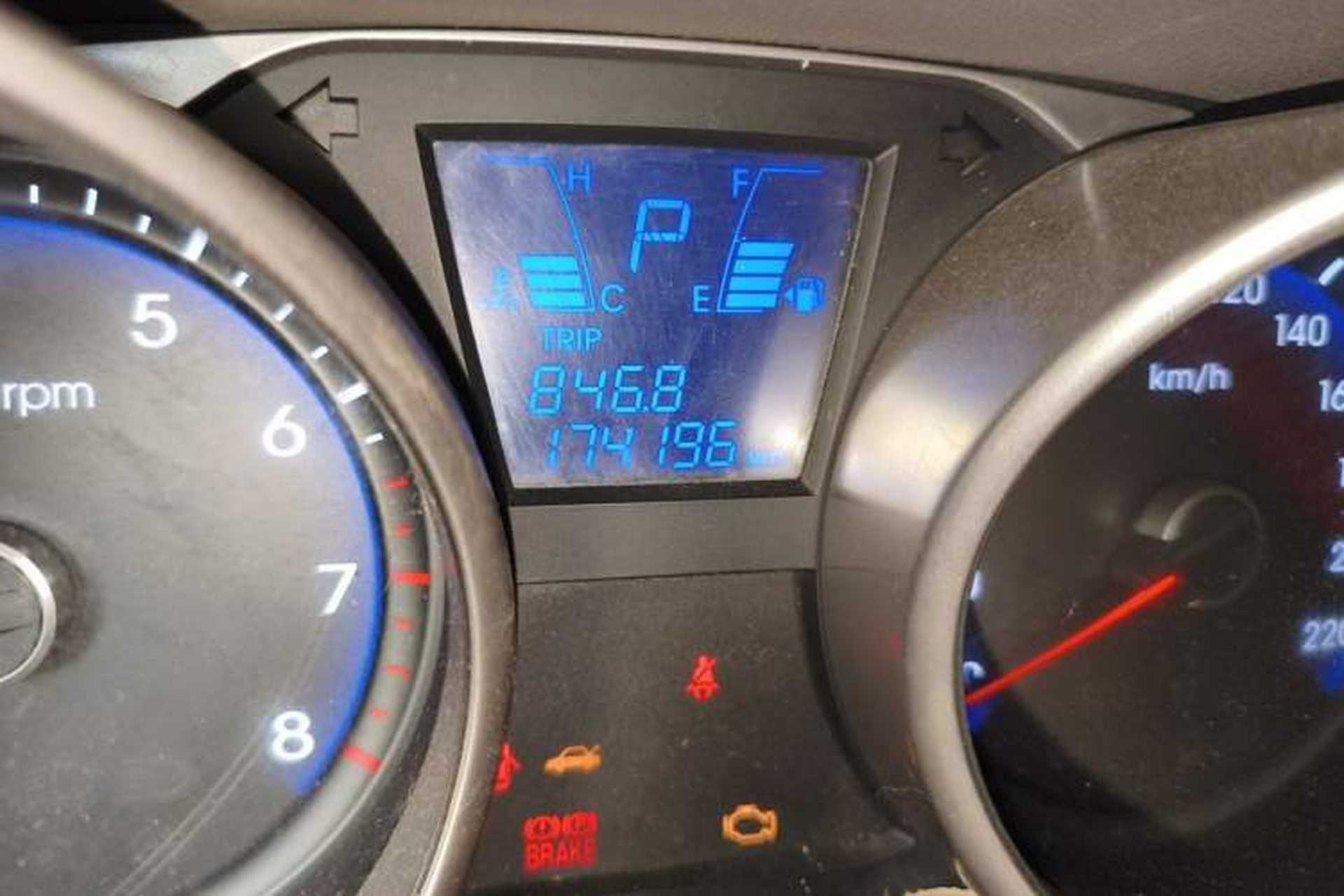 Used Hyundai ix35 2010 2.0L Automatic Two-Wheel Drive Elite Edition GLS Odometer Close Up
