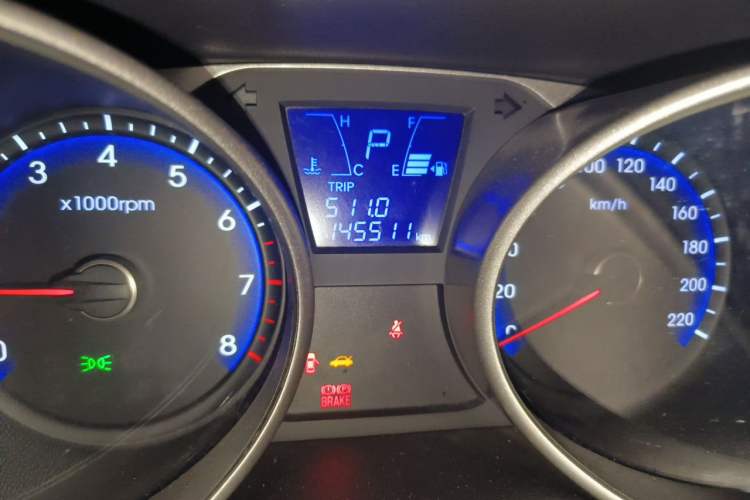 Used Hyundai ix35 2012 2.0L Automatic Two-Wheel Drive Elite Edition GLS Odometer Close Up