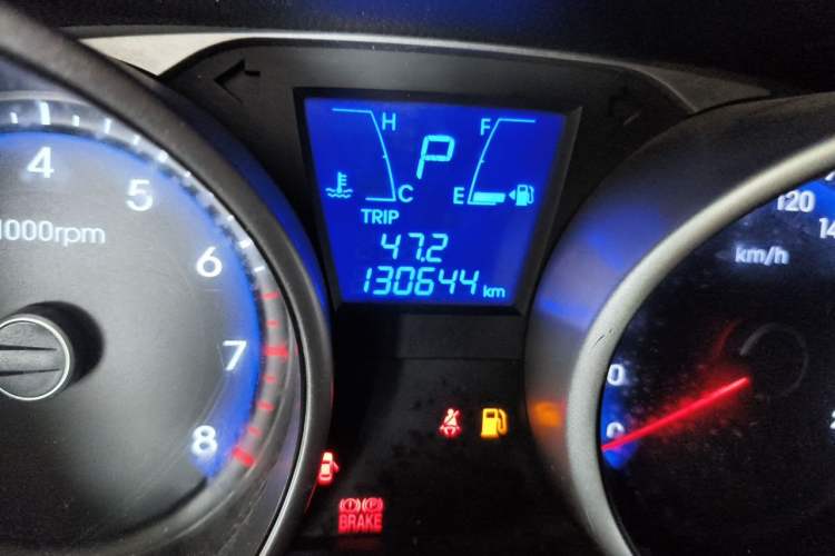Used Hyundai ix35 2012 2.0L Automatic Two-Wheel Drive Elite Edition GLS Odometer Close Up