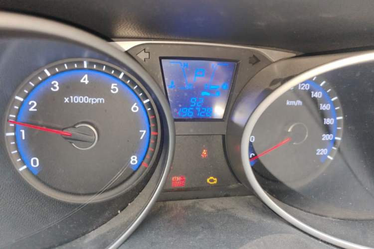 Used Hyundai ix35 2012 2.0L Automatic Two-Wheel Drive Elite Edition GLS Odometer Close Up