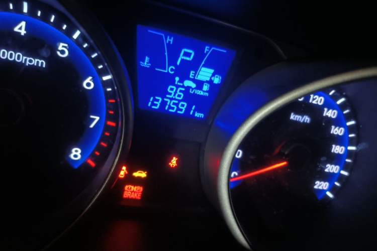 Used Hyundai ix35 2012 2.0L Automatic Two-Wheel Drive Elite Edition GLS Odometer Close Up