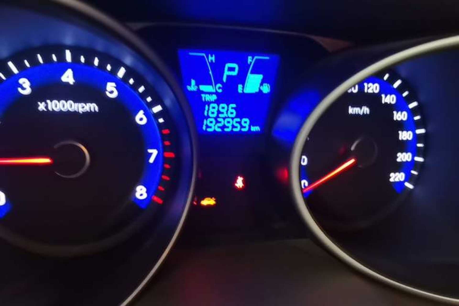 Used Hyundai ix35 2012 2.0L Automatic Two-Wheel Drive Elite Edition GLS Odometer Close Up