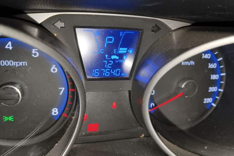 Used Hyundai ix35 2012 2.0L Automatic Two-Wheel Drive Elite Edition GLS Odometer Close Up