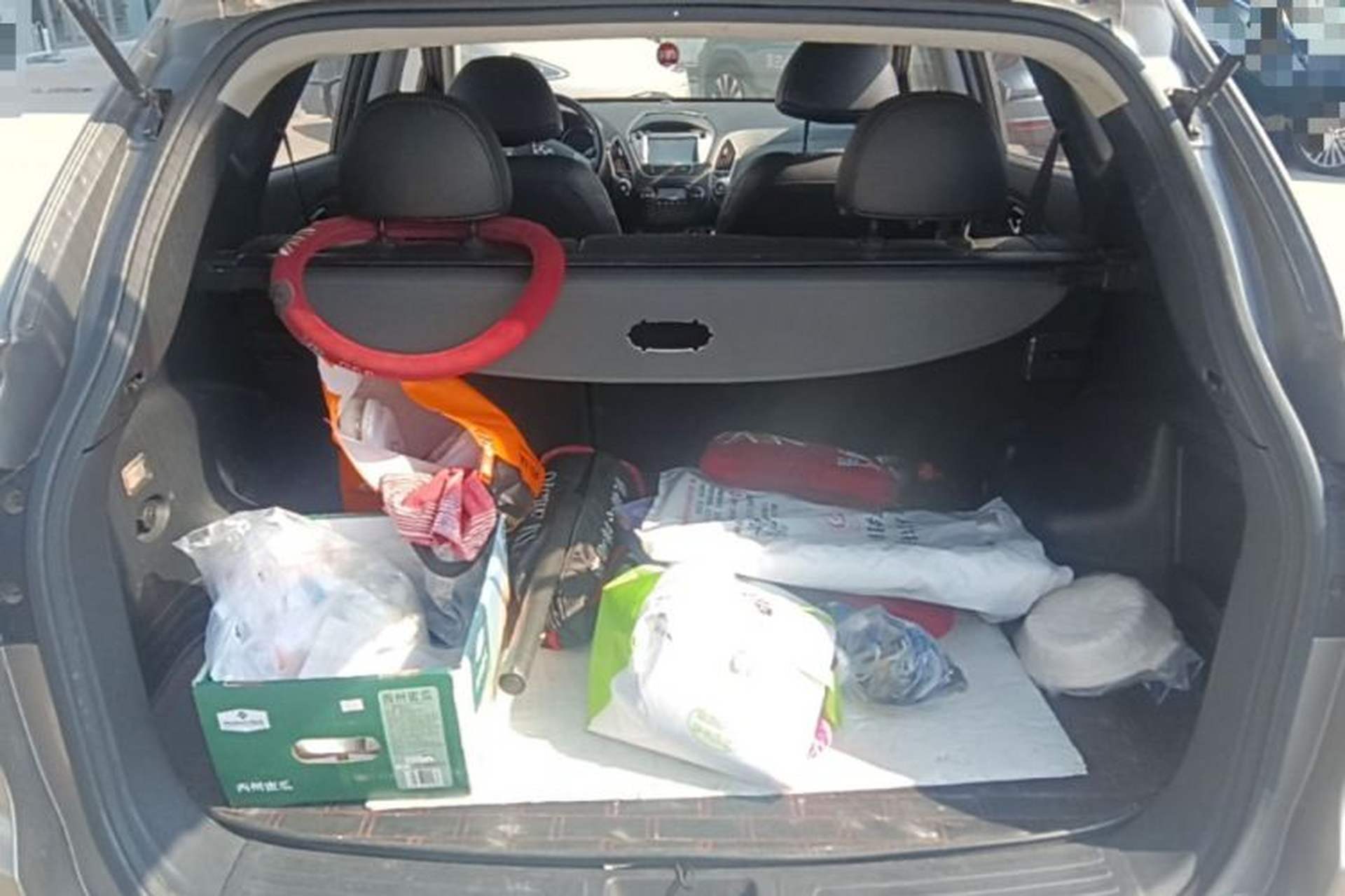 Used Hyundai ix35 2013 2.0L Automatic Two-Wheel Drive Leading GLX China V Emission Standard Trunk