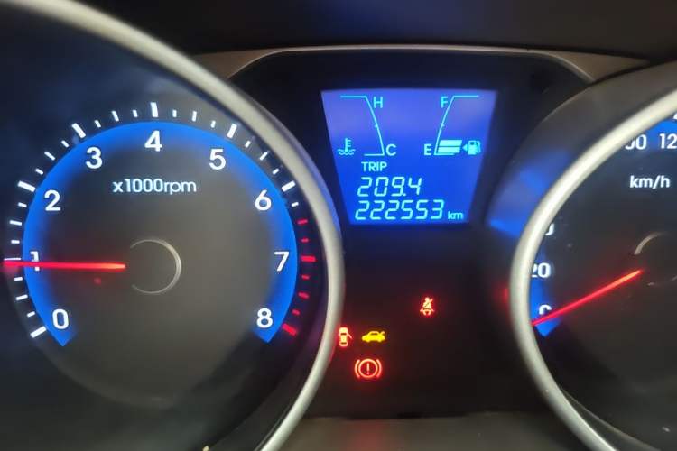 Used Hyundai ix35 2013 2.0L Manual 2WD Comfort GL China IV Standard Odometer Close Up