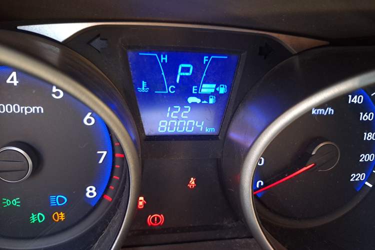 Used Hyundai ix35 2015 2.0L Automatic 2WD Smart Type China IV Odometer Close Up
