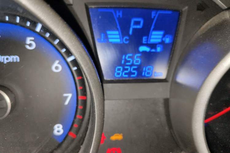 Used Hyundai ix35 2015 2.0L Automatic 2WD Smart Type China IV Odometer Close Up