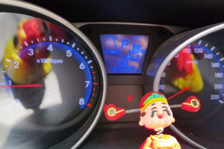 Used Hyundai ix35 2015 2.0L Automatic 2WD Smart Type China IV Odometer Close Up