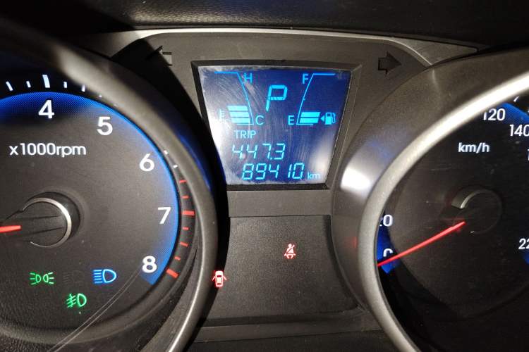Used Hyundai ix35 2015 2.0L Automatic 2WD Smart Version China V Standard Odometer Close Up
