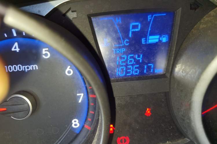 Used Hyundai ix35 2015 2.0L Automatic 2WD Smart Type China IV Odometer Close Up