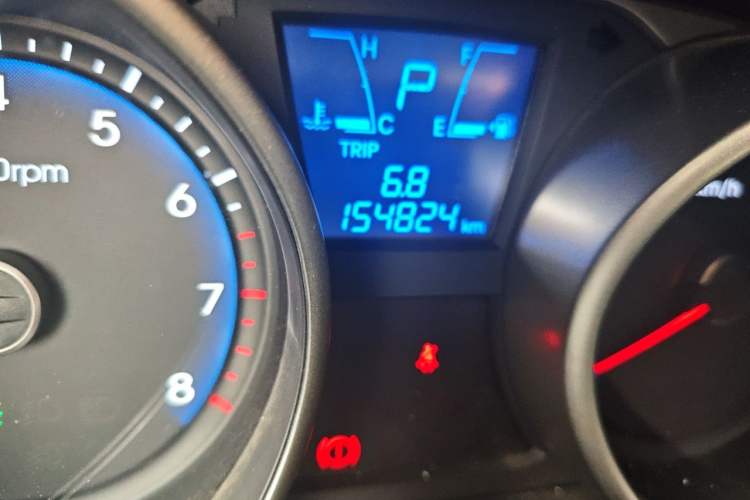 Used Hyundai ix35 2015 2.0L Automatic 2WD Smart Type China IV Odometer Close Up