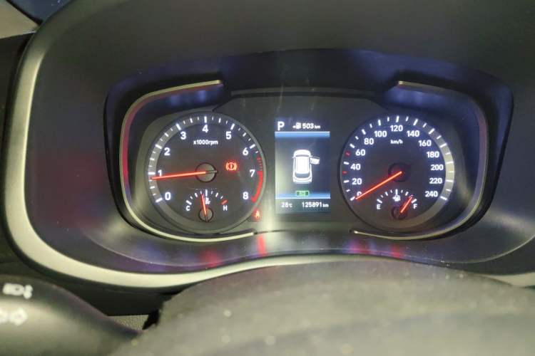 Used Hyundai ix35 2018 2.0L Automatic Two-Wheel Drive Zhiyong·Changlian Edition Odometer Close Up
