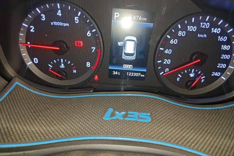 Used Hyundai ix35 2018 2.0L Automatic 2WD Zhiyong·Changxiang Edition Odometer Close Up