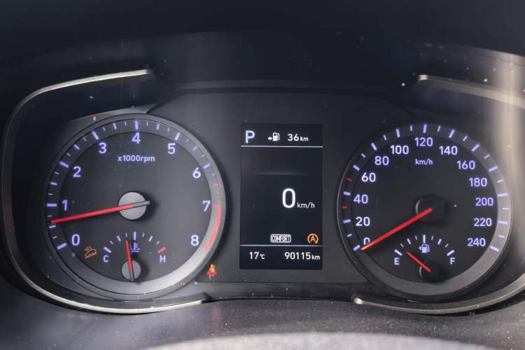 Used Hyundai ix35 2018 2.0L Automatic 2WD Zhiyong·Changxiang Edition Odometer Close Up
