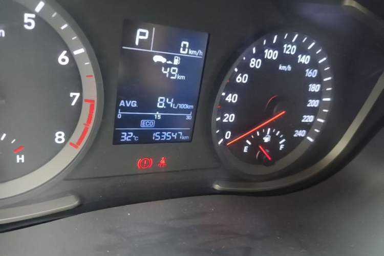 Used Hyundai ix35 2018 2.0L Automatic 2WD Zhiyong·Changzhi Edition Odometer Close Up