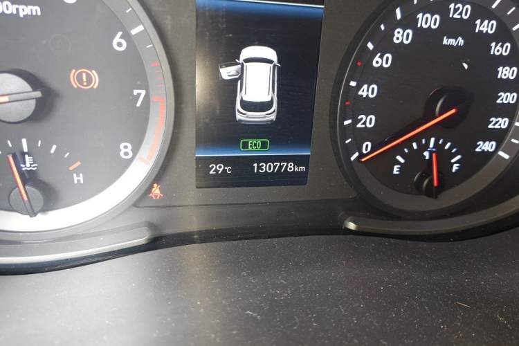 Used Hyundai ix35 2018 2.0L Automatic 2WD Zhiyong·Changxiang Edition Odometer Close Up