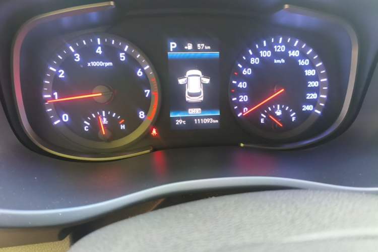 Used Hyundai ix35 2018 2.0L Automatic 2WD Zhiyong·Changxiang Edition Odometer Close Up