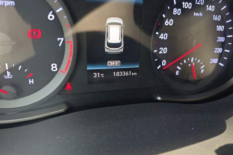 Used Hyundai ix35 2018 2.0L Automatic Two-Wheel Drive Zhiyong·Changlian Edition Odometer Close Up