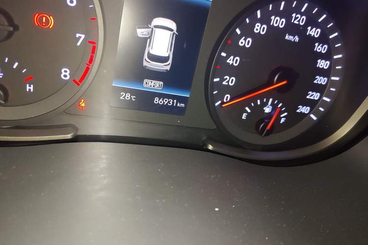 Used Hyundai ix35 2018 2.0L Automatic 2WD Zhiyong·Changxiang Edition Odometer Close Up