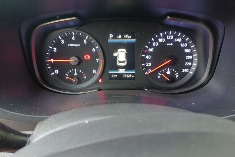 Used Hyundai ix35 2018 2.0L Automatic 2WD Zhiyong·Changxiang Edition Odometer Close Up