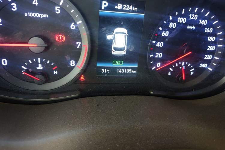 Used Hyundai ix35 2018 2.0L Automatic 2WD Zhiyong·Changxiang Edition Odometer Close Up