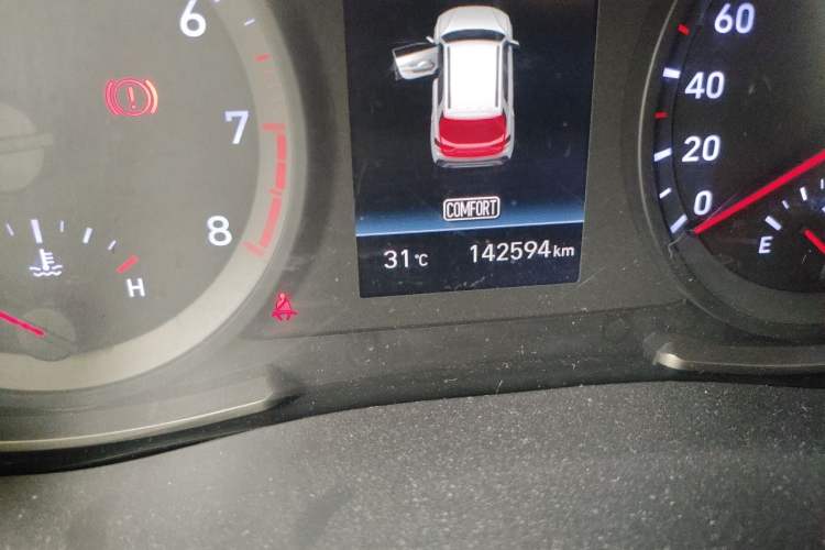 Used Hyundai ix35 2018 2.0L Automatic 2WD Zhiyong·Changxiang Edition Odometer Close Up