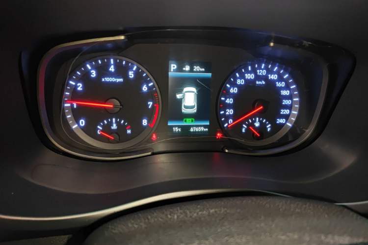 Used Hyundai ix35 2019 1.4T DCT Two-Wheel Drive Smart & Enjoyment Version China V Standard Instrument Cluster