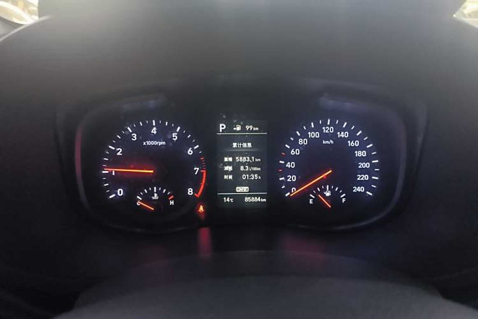Used Hyundai ix35 2019 2.0L Automatic 2WD Zhiyong·Changxiang Edition China V Standard Instrument Cluster