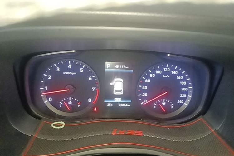 Used Hyundai ix35 2019 1.4T DCT Two-Wheel Drive Smart & Enjoyment Version China V Standard Instrument Cluster