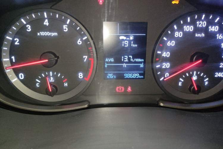 Used Hyundai ix35 2019 2.0L Manual 2WD Zhiyong·Changzhi Edition China VI Standard Odometer Close Up