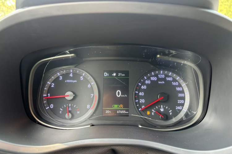 Used Hyundai ix35 2019 1.4T DCT Two-Wheel Drive Smart & Enjoyment Version China V Standard Odometer Close Up