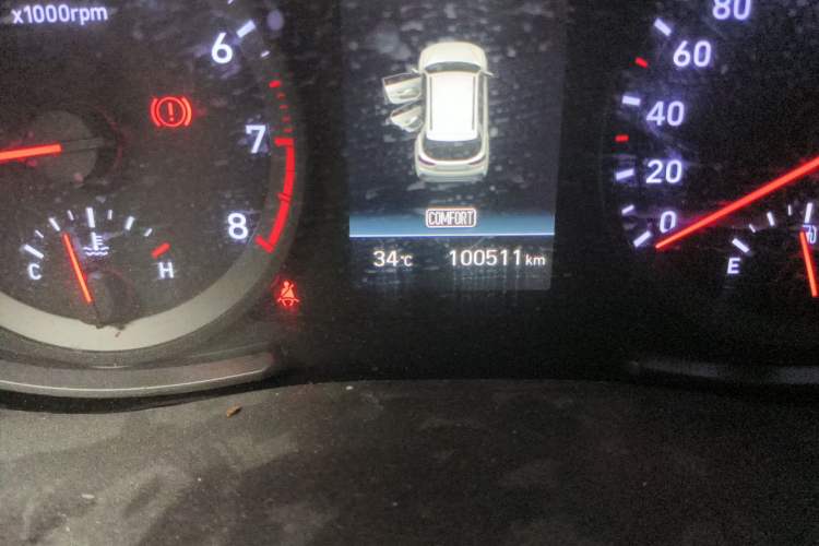 Used Hyundai ix35 2019 2.0L Automatic 2WD Zhiyong·Changxiang Edition China VI Standard Odometer Close Up