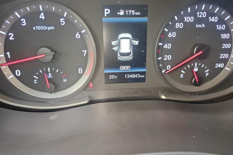 Used Hyundai ix35 2019 2.0L Automatic 2WD Zhiyong·Changxiang Edition China VI Standard Odometer Close Up