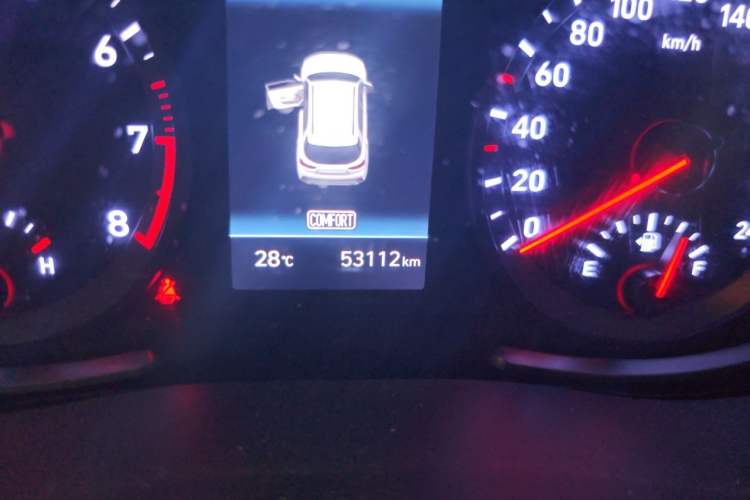 Used Hyundai ix35 2019 1.4T DCT Two-Wheel Drive Smart & Enjoyable Version China VI Standard Odometer Close Up