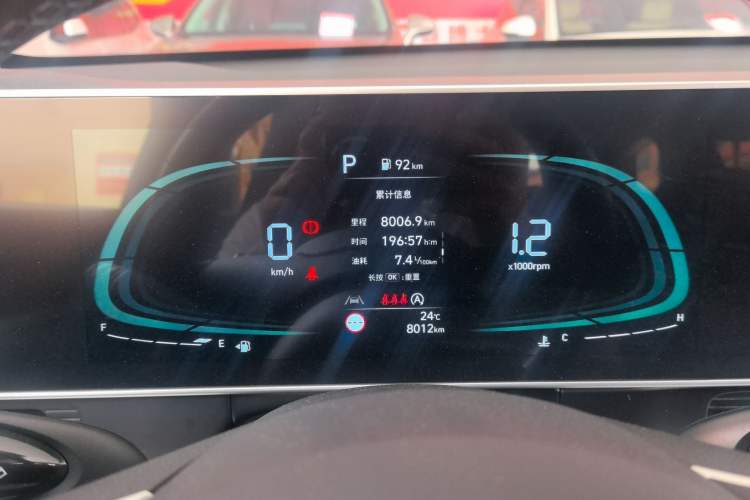 Used Hyundai ix35 2023 Musso 2.0L Deluxe Edition DLX Odometer Close Up