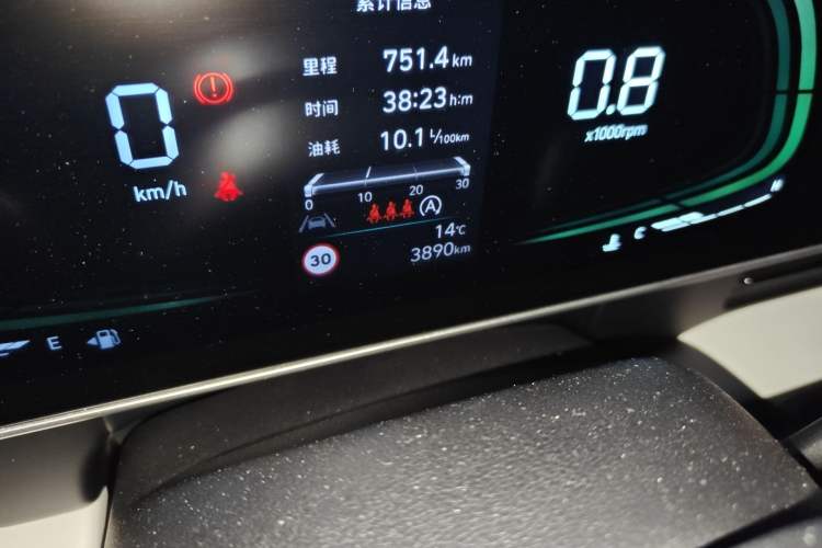 Used Hyundai ix35 2023 Musso 2.0L Prestige LUX Edition Odometer Close Up