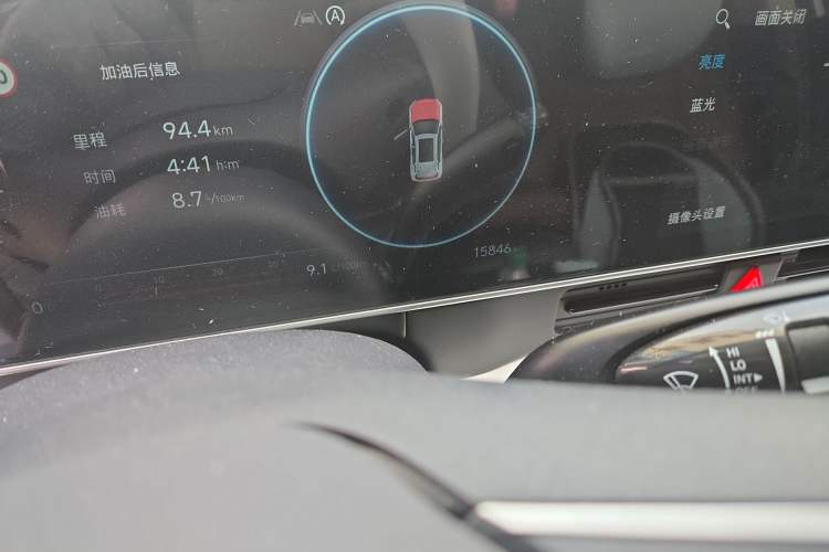 Used Hyundai ix35 2023 Musso 2.0L Flagship Edition TOP Odometer Close Up