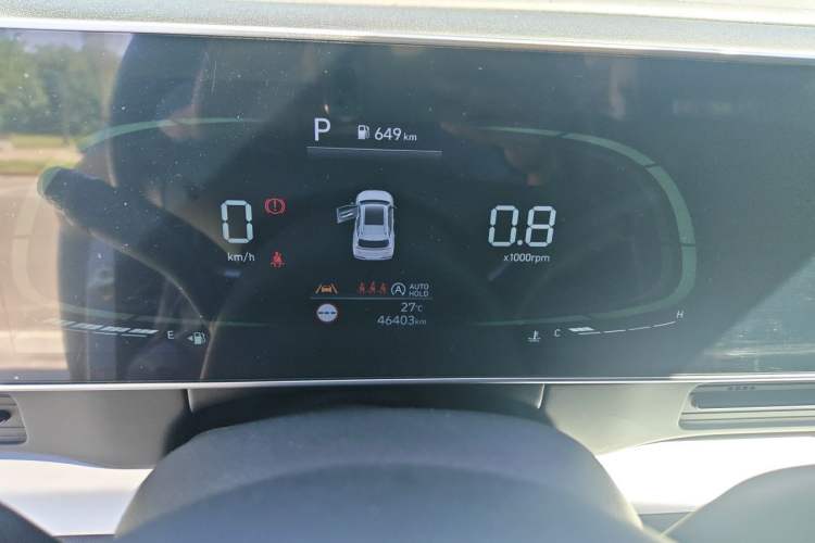 Used Hyundai ix35 2023 Musso 2.0L Deluxe Edition DLX Odometer Close Up