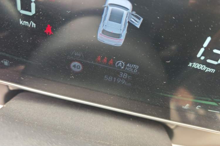 Used Hyundai ix35 2023 Musso 2.0L Deluxe Edition DLX Odometer Close Up