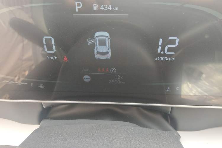 Used Hyundai ix35 2023 Musso 2.0L Deluxe Edition DLX Odometer Close Up