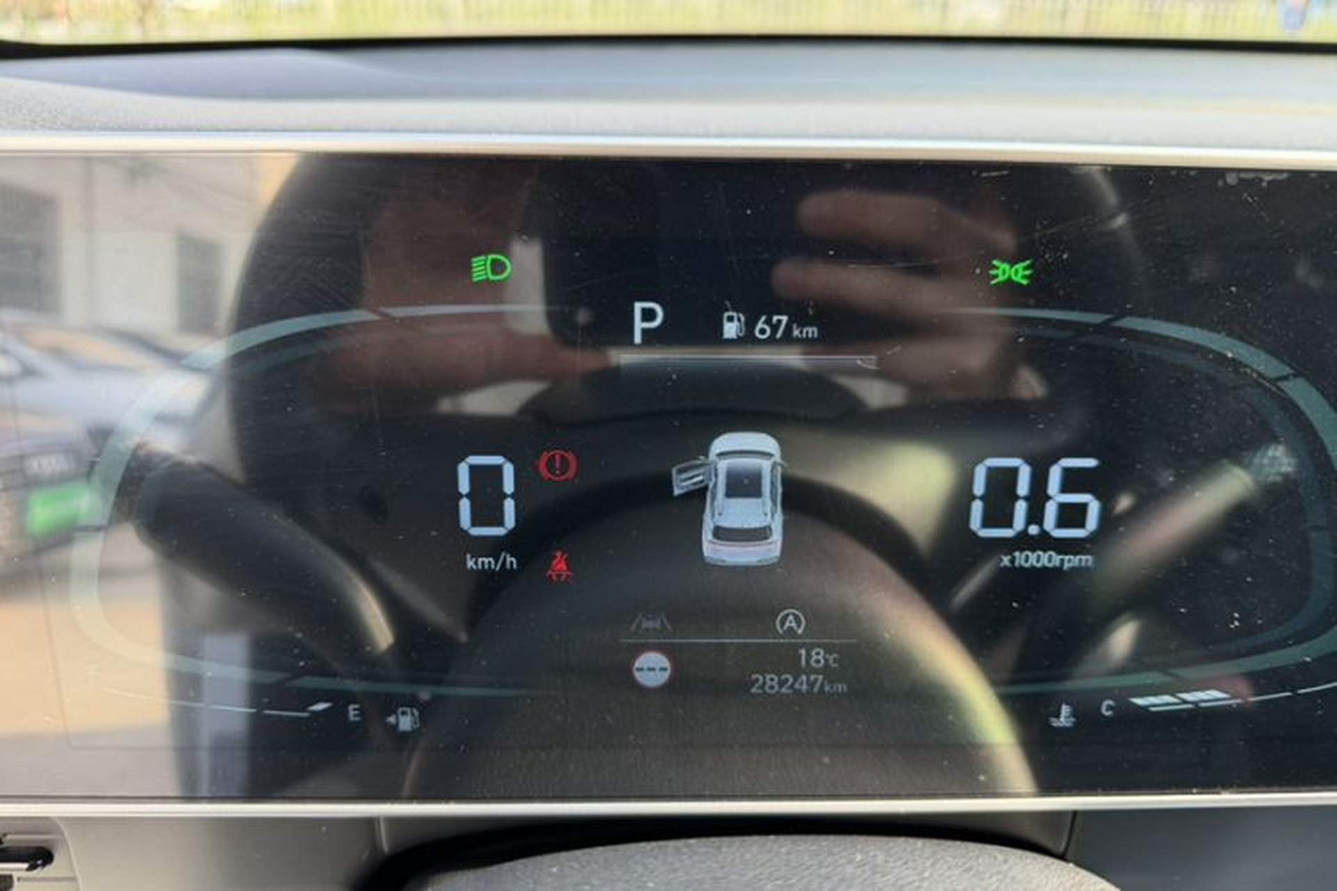 Used Hyundai ix35 2023 Musso 2.0L Deluxe Edition DLX Odometer Close Up